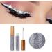 Glitter Eyeliner Shiny Metallic Liquid Eyeliner Starry Sequins Eye Cosmetic Grey 5ml - Buy Online on SooperMarket.com