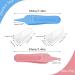 2 Pcs Baby Nose Cleaning Tweezers - Safety Round-Head Tweezers for Nasal Cavity - Plastic Ear Nose Nasal Tweezers - Buy Online on SooperMarket.com