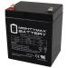 12V 5Ah F2 SLA Replacement Battery for Fenton PowerOffice S450A