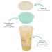 First Years Sip Around Spoutless Cup - 2 Cups in 1 | 360 Sipping | Converts to Big Kid's Open Cup | 2PK Orange/Green - Buy Online on SooperMarket.com