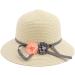 Integrity.1 Girls Summer Sun Hat & Small Bag Set - Milky White Flower Visor & Straw Hat for Kids - Buy Online on SooperMarket.com