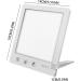 Sunlight Lamp 10000 Lux - 10000 Lux Bright Sunlight Lamps | Foldable Stand Touch Control Home Daylight Lamp with Temperature & Brightness Settings and Timer for Home White - Buy Online on SooperMarket.com