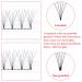 Russian Volume 5D 0.10 D Mix Short Stem Premade Fans | 8-15mm Curl C/D 0.07/0.10mm Eyelash Extensions - Buy Online on SooperMarket.com