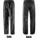 AXESQUIN 3XL Men's Waterproof Rain Pants - Breathable Lightweight Windproof Cycling & Hiking Overpants - Black - Buy Online on SooperMarket.com