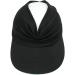 Mukeyo Women's Wide Brim Sun Visor Hat for UV Protection - Packable Ponytail Beach Cap in Black - Buy Online on SooperMarket.com