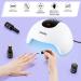 Ohuhu 12 Colors Gel Nail Polish Set with UV Light Kit - Glossy and Matte Top Coat - 36W UV LED Lamp - Soak Off Manicure Gift for Girls - Mothers Day Special - Buy Online on SooperMarket.com