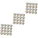 Stahad 75 piece of bowl for melting wax pot for melting chocolate wax bowl made of aluminum wax melting pot mini-waxing fragrant wax aluminum foil hair removal 5x5cmx3pcs goldenx3st