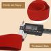 1 1/2 Inch Red Knit Elastic Band - 10 Yards Double-Side Twill Woven Heavy Stretch Elastic Spool for Sewing - Ideal for Pants, Waistbands, Wigs, Skirts, Crafts - Red Color - Buy Online on SooperMarket.com