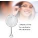 Mirror With Lights Lighted Makeup Mirror With Magnification Rechargeable Double Side 3 Color Lighting Makeup Mirror Dimmable Vanity Mirror With Touch Control 360 Rotation Standing Desk Mirror Suction - Buy Online on SooperMarket.com