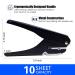 JIKIOU Badge Hole Punch - All-Metal Oval Heavy-Duty Tool for PVC ID Cards, Crafts, Paper Tags - 0.6 x 0.16 inch Elliptical Aperture - Buy Online on SooperMarket.com