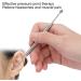 Brrnoo Ear Acupuncture Pencil - Double-Head Stainless Steel Acupressure & Massage Device for Portable Body Relief | International Shipping Available - Buy Online on SooperMarket.com
