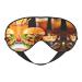 Chicken Leg Burger Drink Sleep Mask-Adjustable Breathable Fashionable Eye Mask for A Comfortable Sleep Experience