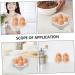 Fridge Egg Container 2pcs Box 4 Grid Egg Storage Box Plastic Pallet Empty Egg Carton re-usable - Buy Online on SooperMarket.com