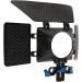 Fotga ABS Plastic Matte Box with 15mm Rail Rod Clamp Sunshade for Camera Cage | Compatible with Canon, Fuijifilm, Panasonic and more - Buy Online on SooperMarket.com