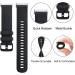 3-Pack Sport Bands Compatible with Fitbit Sense/Sense 2/Versa 3/Versa 4  Classic Soft Silicone Replacement Wristband Strap Accessories for Women Men(Black/Midnight Blue/Gray) - Buy Online on SooperMarket.com