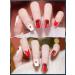 EBANKU Christmas Glitter Gel Nail Strips - Long Lasting & Waterproof Full Nail Wraps with Nail File, Wipes & Sealing - UV/LED Lamp Required (SDTRK18) - Buy Online on SooperMarket.com