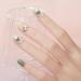 Medium Press-On Nails for Girls & Teens | Full Cover Ballerina Coffin False Nails - 24 Single-Colored Acrylics #05 - Buy Online on SooperMarket.com