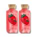 Bath & Body Works Strawberry Soda Shower Gel Gift Sets 10 Oz 2 Pack (Strawberry Soda) 1.25 pounds Strawberry Soda 10 Fl Oz