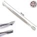 Wishbeauty Stainless Steel Dual Tool Cuticle Pusher - Manicure Pedicure Nail Cleaner - Buy Online on SooperMarket.com