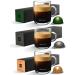 Nespresso Vertuo Coffee Capsules - Stormio Fortado Melozio - 3 Boxes (30 Pods) Bundled with Border Biscuits & Giftable Tote Bag - Buy Online on SooperMarket.com