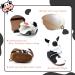 Sonsage Infant Snow Boots - Soft Anti-Skid Sole Ankle Booties for Newborns | Winter Warm Crib Shoes 0-6 Months (A02 Cow) - Buy Online on SooperMarket.com