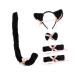 PLAFOPE 1 Set Cat Ears Headband Animals Ear Headband Animals Tail Prop Animal Cosplay Accessories Festival Tail Decor Costume Party Prop Party Decors Dress up Costume Animal Ear Hairband