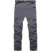 MOERDENG Men's Quick-Dry Stretch Hiking Cargo Work Pants - Dark Grey02 Large - Buy Online on SooperMarket.com