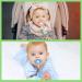 Vicloon Baby Dummy Clips 3 Pcs - BPA Free Soother Pacifier Chain Holder Clips for Boys and Girls - Teether Toy or Soothie - Green/Gray/Beige - Buy Online on SooperMarket.com