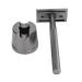 Shop Integration Safety Razor for Men - Brass Handle Double Edge Razor with Base - Premium Facial Care (Black) - Buy Online on SooperMarket.com