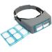 Yasumai Double Lens Head-Mounted Headband Reading Magnifier Loupe Head Wearing 4 Magnifications