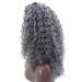 BGHJUE Women's Dark Grey Long Wave Synthetic Wig | Curly Lace Front Hairpieces for International Shipping - Buy Online on SooperMarket.com