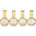 Yawdil 20ml Refillable Sample On Container Perfume Essential Gold Bottles Crystal Bottles Oil Glass Gold Electroplated Decorative Travel Empty Mini Carved Liquid Pressed Glass Bottle One Color RY0691 - Buy Online on SooperMarket.com