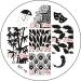 Buy BP-18 Stamping Stencil - Bamboo Umbrella Curlicues Carnival Masks & Feathers | International Shipping - Buy Online on SooperMarket.com