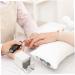 FRCOLOR Nail Polish Storage Nail Tool Nail Bits Nail Art Tools Manicure Tools Para U as Nail Stuff Organizer Manicure Drill Holder Nail Art Supply Bracket Acrylic White Usb 12x8.5cm White - Buy Online on SooperMarket.com