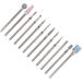 Dekaim Nail Drill Bit Set | 12pcs Tungsten Alloy Nail Polishing Drill Bits for Manicure & Pedicure - Type A - Buy Online on SooperMarket.com