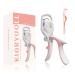 Electric Heated Eyelash Curler Kit Hot Lash Therapy Professional Eyelash Tools Battery Powered Lash Lifter Rechargeable Clamp for Various Eye Types Plastic Material (Colour White) Cotton Candy-white