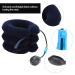 Inflatable Cervical Vertebrae Traction Device - Portable Neck Support Cushion for Home & Office (Adjustable Blue) - Buy Online on SooperMarket.com