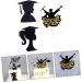 Vaguelly 60 Pcs Insert Card Birthday Party Treat Picks Party Supplies Graduation Grad Cap Cupcake Topper Cake Decoration Picks Food Decor Cake Insert Topper Decorations Birthday Cake Paper - Buy Online on SooperMarket.com