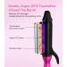 Farery 1.5 Inch Tourmaline Ceramic Curling Iron for Big Curls | Keratin & Argan Oil Infused | 6 Adjustable Temp Settings | Auto Shut-Off | Dual Voltage - Buy Online on SooperMarket.com
