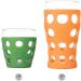 Lifefactory 20oz BPA-Free Protective Silicone Sleeve Beverage Glass 2-Pack - Stone Gray - Buy Online on SooperMarket.com