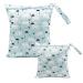 Egurs diaper bag for on the go Wetbag 1 piece large + 1 piece medium polar bear