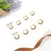Gold African Deadlock Beads Jewelry Metal Loc Cuff Rings - Pack of 40 | Black Women's Cornrows Braid Hair Jewels - Buy Online on SooperMarket.com