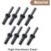FLK Tech 8 SET 5/8 Plug Wedges & Feather Shims Concrete Rock Stone Splitter Hand Tools 16mm - Buy Online on SooperMarket.com