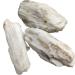 Natural Crystal Rough 500g Natural Raw Threadiness Wollastonite Stone Teaching Specimen Industrial Raw Materials Collection Home Decoration Crystal Random size 500g