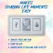 My Tiny Prints Newborn Baby Handprint and Footprint Kit - Baby Keepsake Frame with Ink Pad - Baby Shower Gift - 17 x 9.5 - Gray - Buy Online on SooperMarket.com