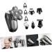 Buy 2 Sets Electric Shaver for Men - Rechargeable Beard Razor with 6 Heads | International Shipping Available - Buy Online on SooperMarket.com
