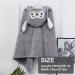 Gukasxi Hooded Baby Towel - Extra Large 140x70 cm, Ultra Soft & Absorbent Bath Towel for Baby Girls and Boys - Gray - Buy Online on SooperMarket.com