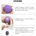 Filfeel 6-Piece Konjac Facial Sponge Set - Gentle Exfoliating & Cleansing Sponges for Skin Care - Round Shape - Buy Online on SooperMarket.com