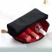 Buy Large Capacity Makeup Bag - Polyester Toiletry Bag with Smooth Zipper for Women & Girls - Travel & Home Storage in Black & Red - Buy Online on SooperMarket.com