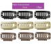 20pcs Weft Clips Hair Extensions - Brown Wig Clips for Secure Styling | Shop Internationally - Buy Online on SooperMarket.com